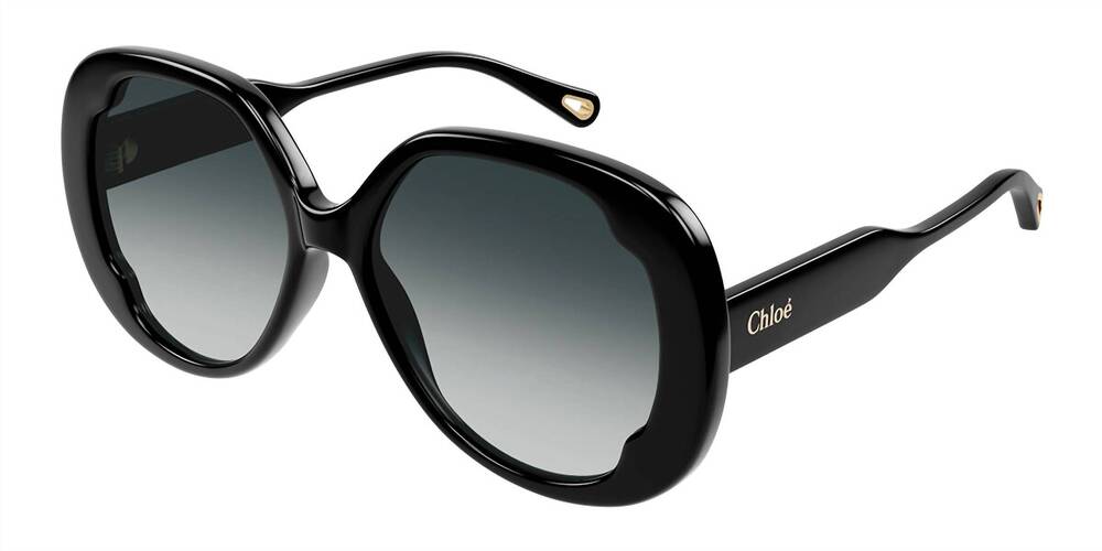 NEW CHLOE women's ch0195s gradient sunglasses in black